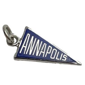 Sterling Silver Travel Places Charm Pendant Signed